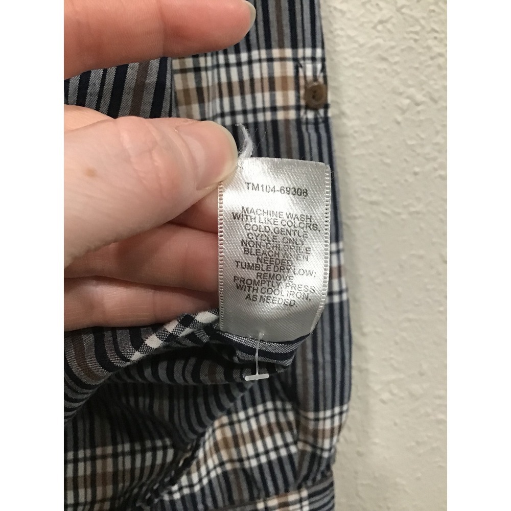 Pendleton Womens Cotton Plaid Button Up Shirt L Preppy Heritage Cabincore Casual - Picture 4 of 5